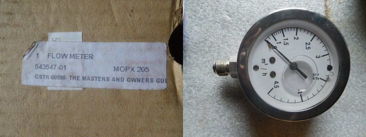 FLOW METER 0 TO 4.5 M?/H