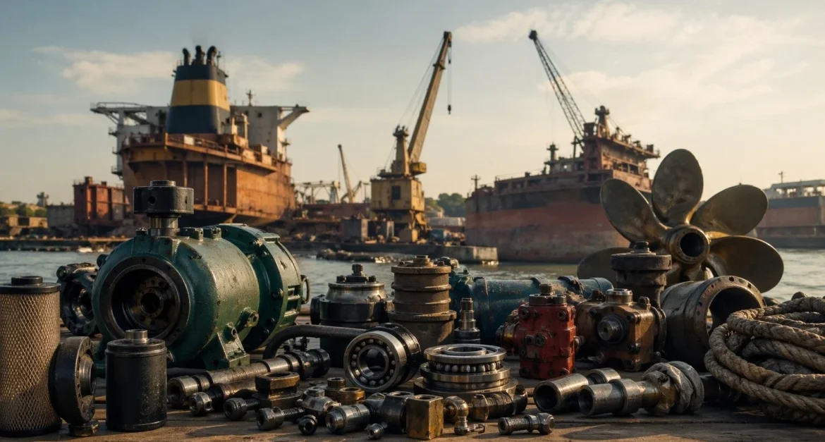 How We at Labdhi Marine Consistently Deliver Genuine Marine Spare Parts from Alang