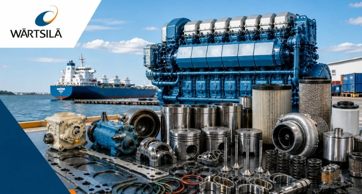 WÄRTSILÄ 24TS SPARE STOCK – A REAL VIEW FROM THE ENGINE ROOM