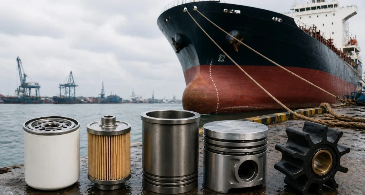 Top 5 Most Frequently Replaced Marine Spare Parts – Are You Prepared?