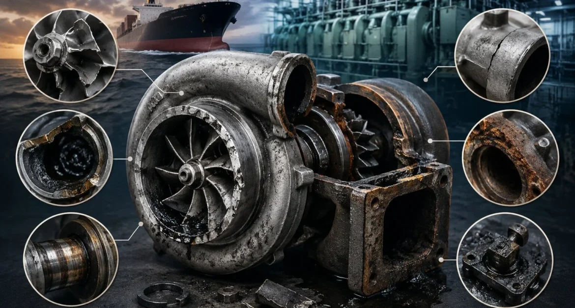 Common Turbocharger Failures in Ships: What Really Goes Wrong at Sea