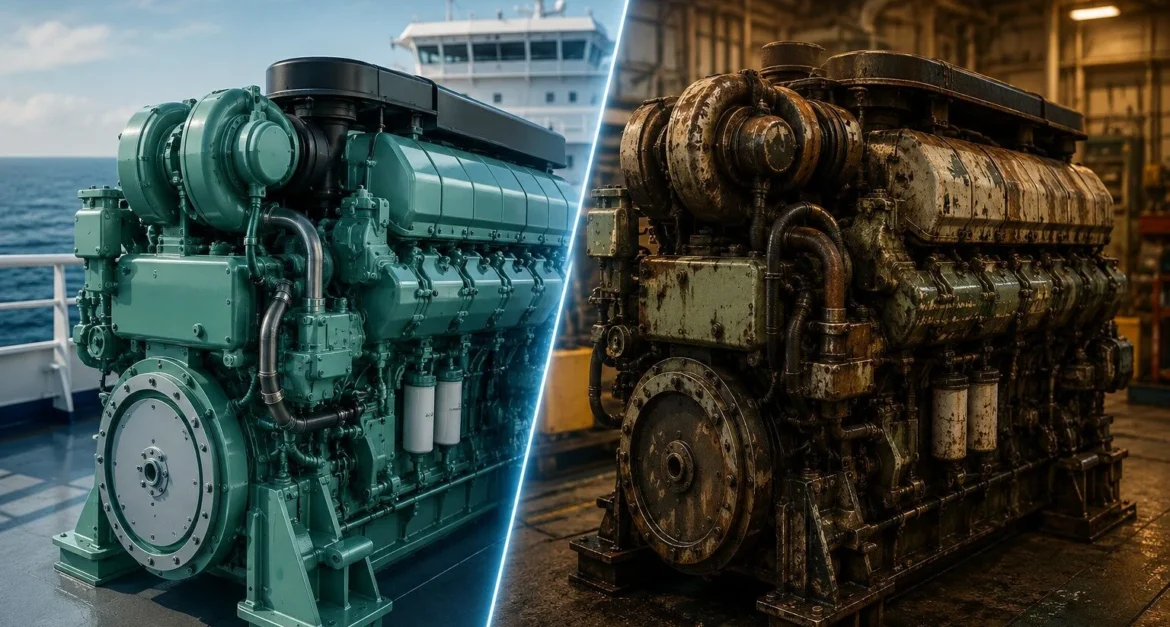 New vs Reconditioned Marine Machinery: Which One Should You Buy?