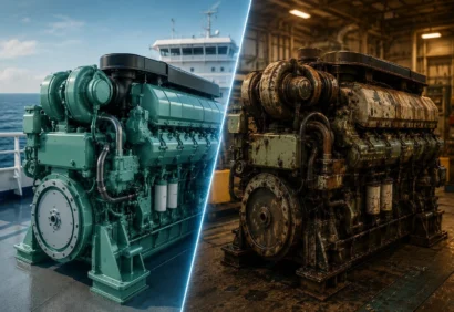 New vs Reconditioned Marine Machinery: Which One Should You Buy?