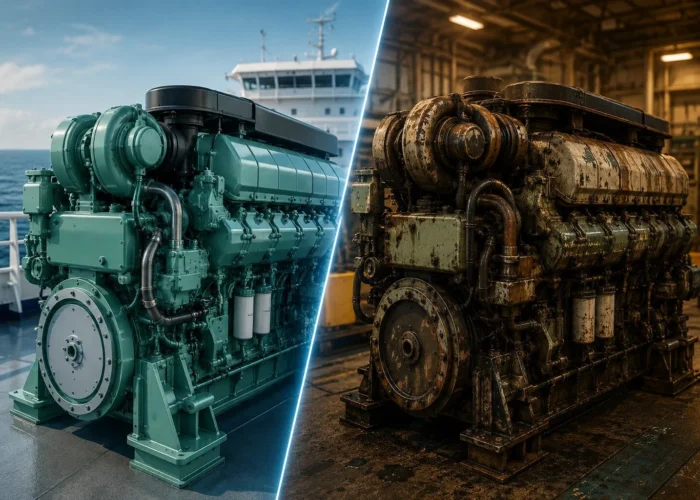 New vs Reconditioned Marine Machinery: Which One Should You Buy?
