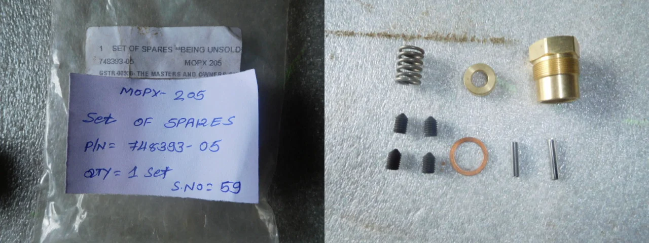 SET OF SPARES