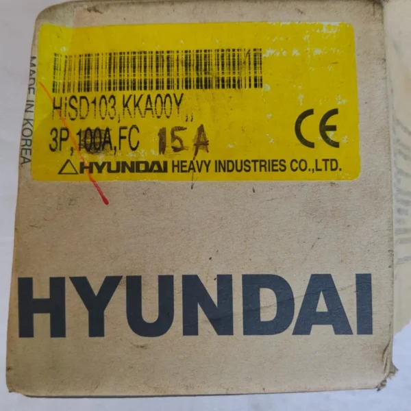 Hyundai HiBH 103 MCCB 3 Pole 15A 100AF Circuit Breaker