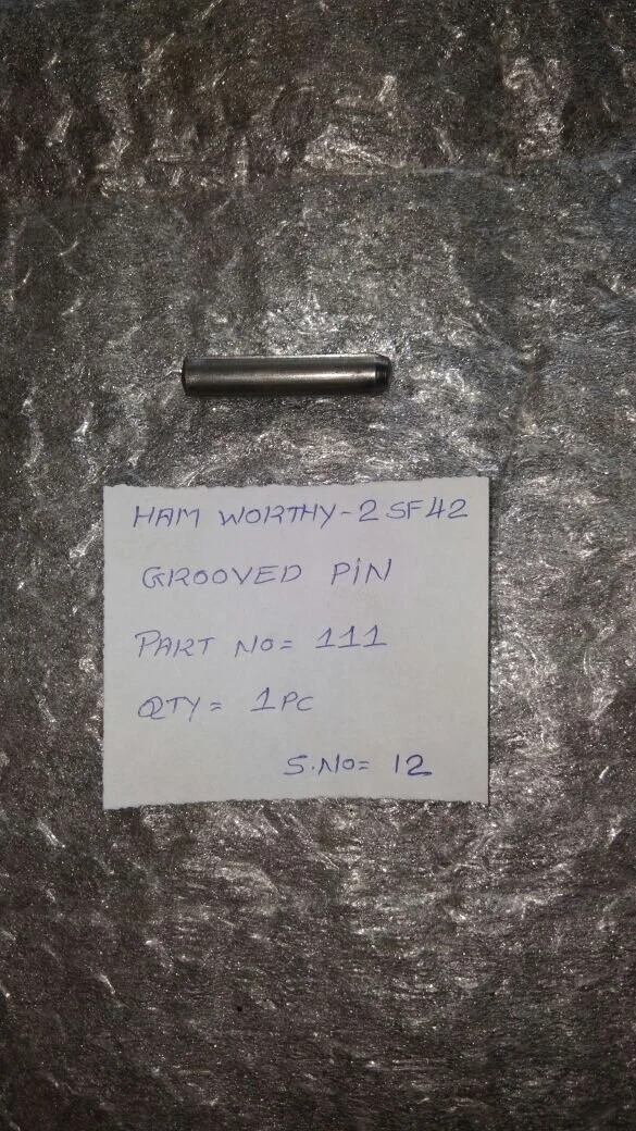 Hamworthy SF42 Grooved Pin Part 111