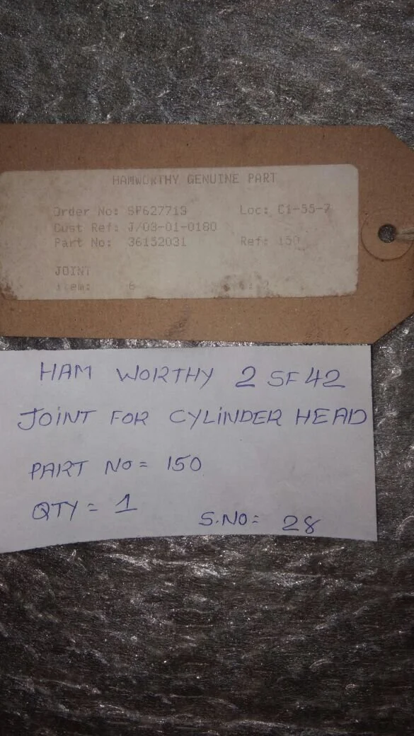 Joint (Cylinder Head Packing) 1st Stage LP | Labdhi Marine Hamworthy SF42 1st Stage LP Cylinder Head Packing Part 150
