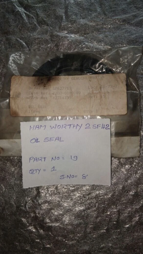 Hamworthy SF42 Oil Seal Part 19