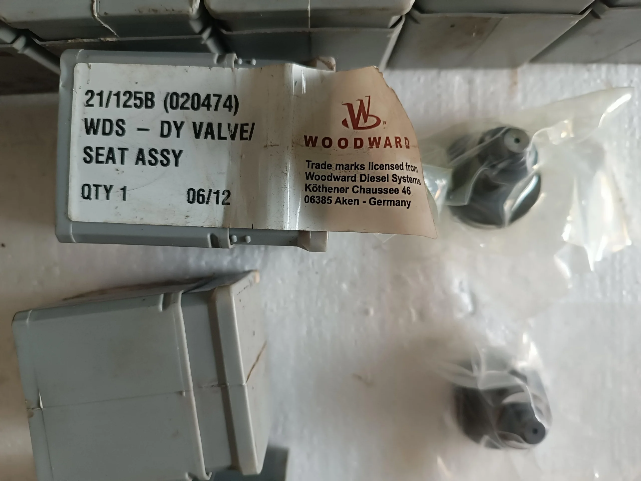 Delivery Valve Assembly | Labdhi Marine Woodward 21/125B Delivery Valve Seat Assembly Part No. 020474