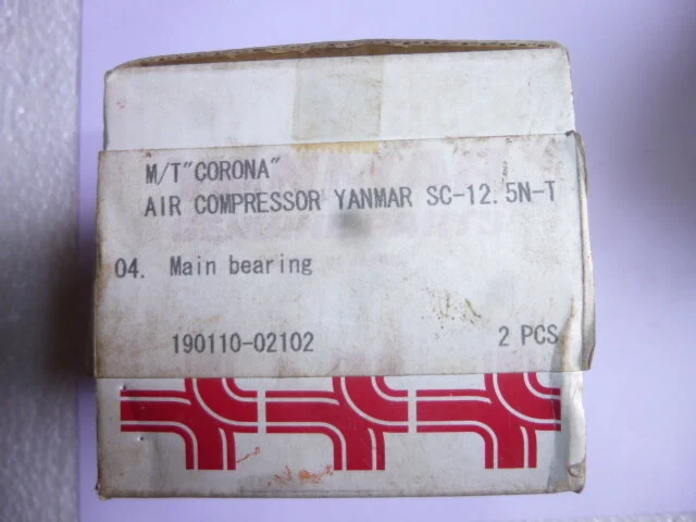 Yanmar SC12.5 Main Bearing Part 190110-02103